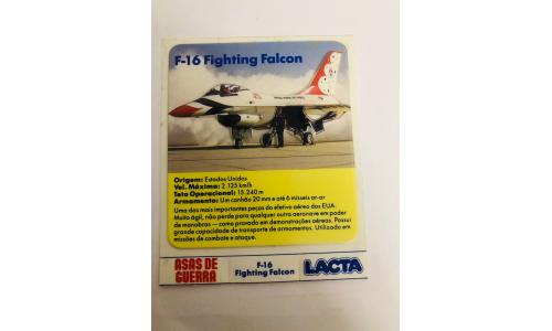 Cole��o Lacta Asas De Guerra - f-16 Fighting Falcon